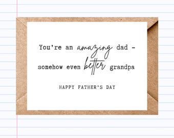 Father's Day Card for Grandpa | GC012
