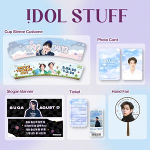 Design personalizzato di Kpop Stuff / Esclusivo e alla moda / Unico e di alta qualità / Designer esperto / Design creativo di merchandising Kpop
