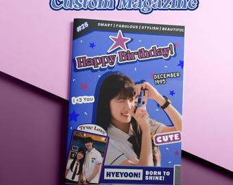 Custom Digital Magazine: Birthday Gift, Anniversary Keepsake (PDF)