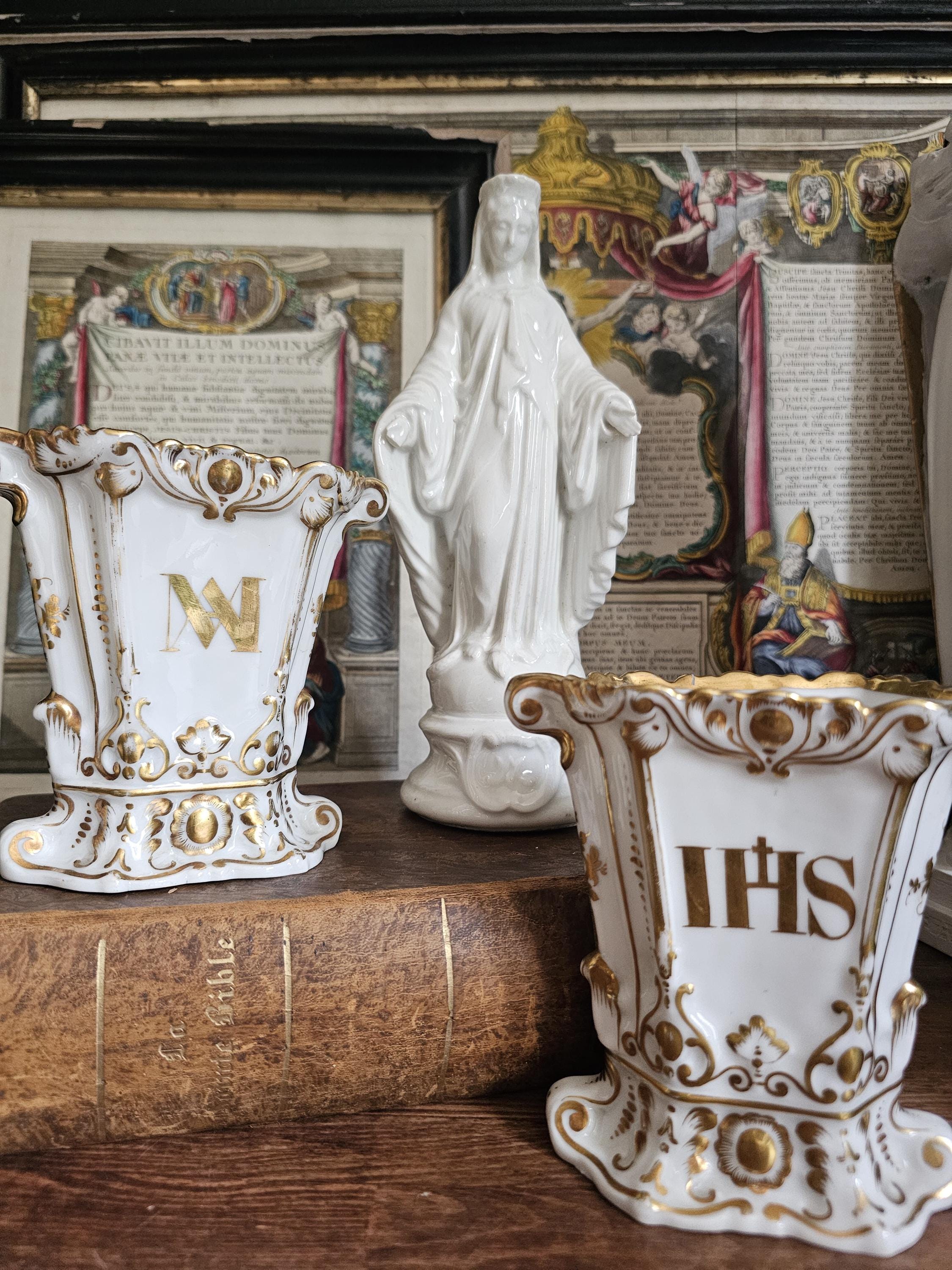 Vintage church plate - Etsy 日本
