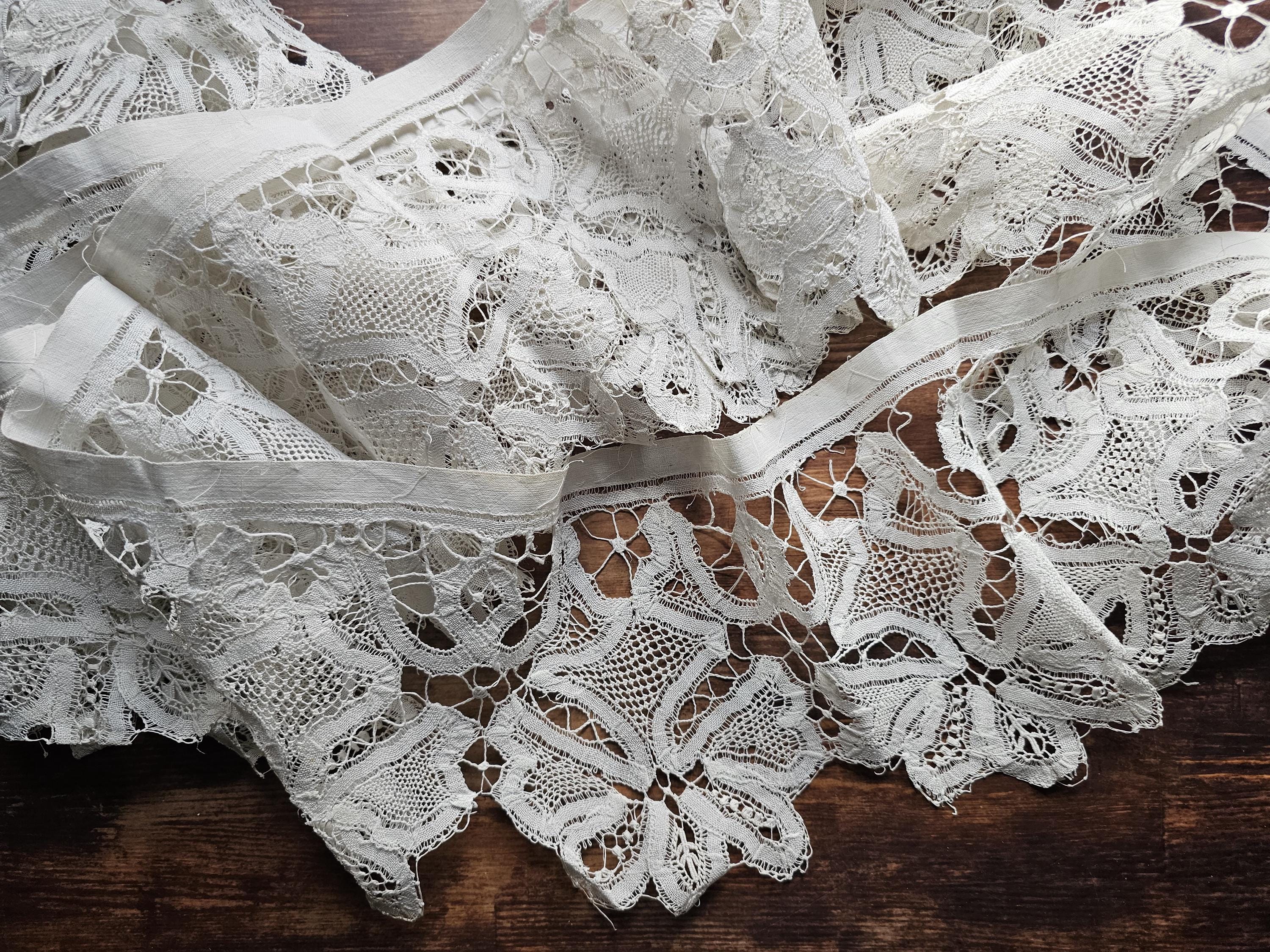 Antique Cotton Lace Church Smock - Etsy
