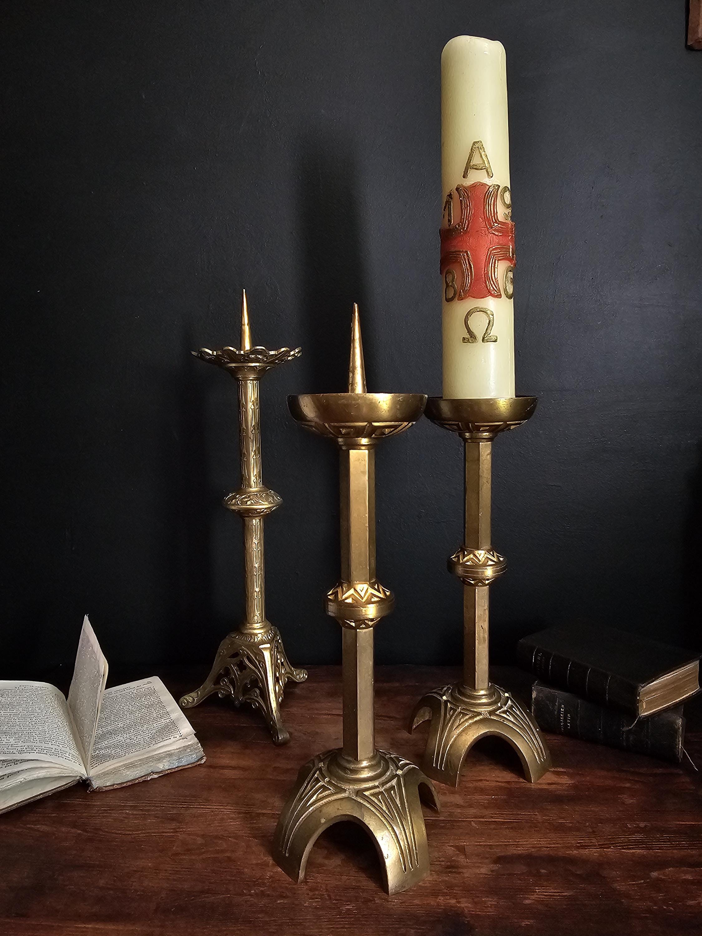 Candela Altare Price's Candles - Avorio, 10x8 Cm, 50 Ore Di - Foto 4