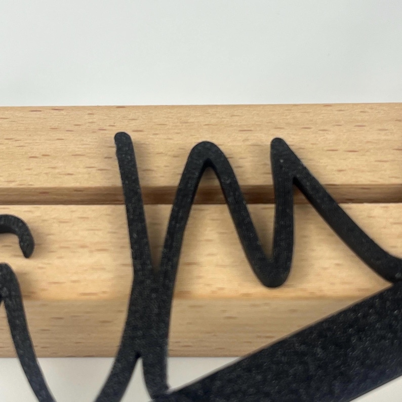 Namaste | Line Art | Typography | 3D Printing | Yoga Decor | Sustainable | Spiritual Yoga Decor | Boho Decor | Minimalist Decor image 8