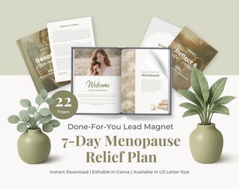 7-Day Wellness Reset Workbook for Coaches Canva Template, Editable Self Care Journal, Client Workbook, Holistic Coaching Resource | PLR