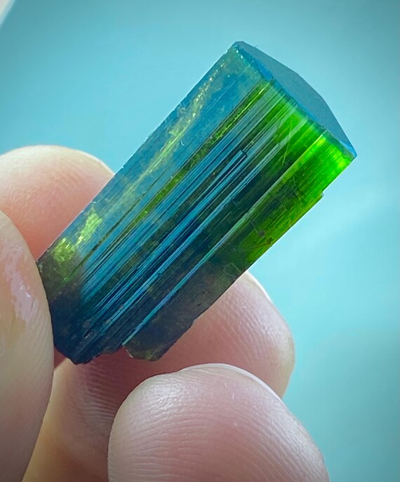 パキスタン産グリーンキャップトルマリン結晶 - 2個 - Etsy 日本