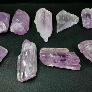 Natural Pink Kunzite Crystal Deal / Fluorescent Double Termination Kunzite Crystal from Afghanistan. raw minerals , crystal Specimen