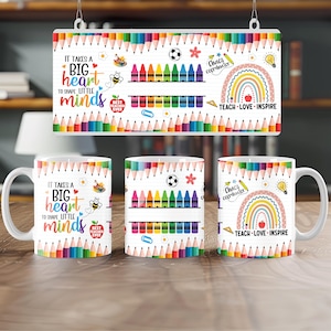 Merci d'avoir été important, tasse de professeur, modèle de tasse enveloppante 11 oz et 15 oz, sublimation, haute qualité, téléchargement numérique instantané