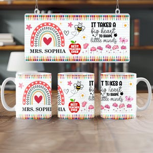 Taza "Gracias por ser importante" para maestros, plantilla de taza envolvente de 325 ml y 405 ml, sublimación, alta calidad, descarga digital instantánea.