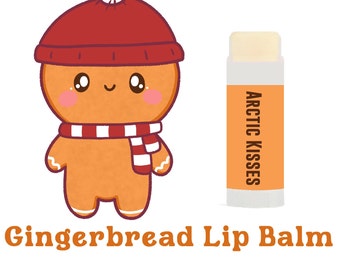 Gingerbread Lip Balm: Natural Chapstick for Moisturizing Skin Care