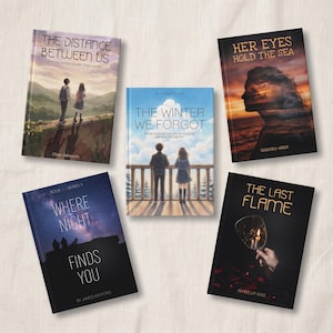 Custom Book Cover Design | KDP Ebook & Paperback Cover Art for Romance, Fantasy YA Authors | Self Published Book Cover