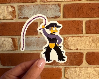 Licorice Whip Smithers: Gloss Waterproof Sticker