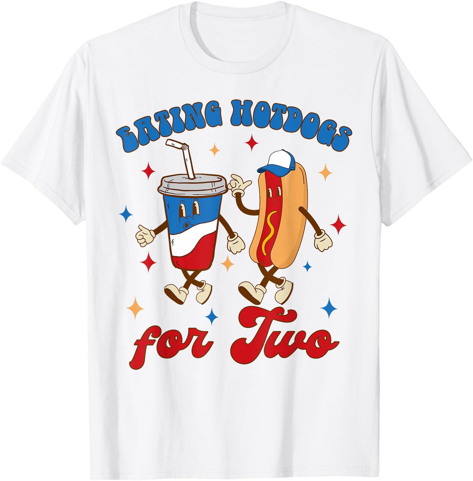 4th of July Pregnancy Announcement Eating Hotdogs for Two PNG ...