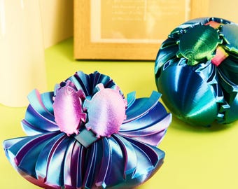 3D-utskriven Petal Gear Ball Sphere Fidget-leksak – Stresslindring, Sensorisk ADHD