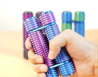Roller Fidget Toy Spiky Spinner | Handheld Sensory Stress Relief Toy | Portable Desk Accessory, Christmas Stocking Stuffers Gifts for Him