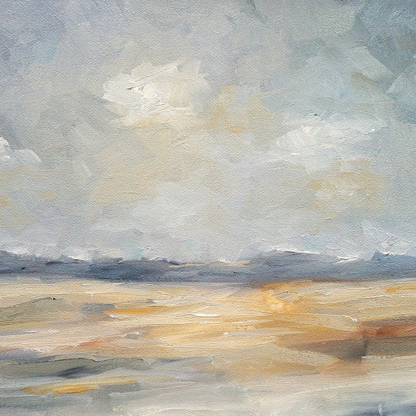 Plains and Sky oil painting 30 x 40 cm