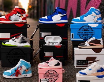 Sneakers Shoe Box AirPod Case Cover for AirPods 1 2 3 4 & Pro