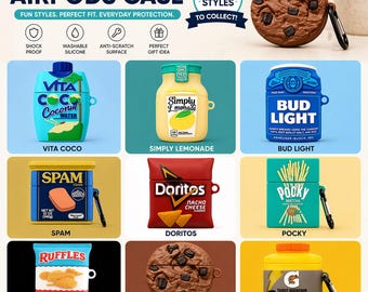 Food Brands Silicone AirPods Case | Novelty AirPods Pro