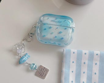 Blue Fish AirPods Case: Silicone Protective Cover