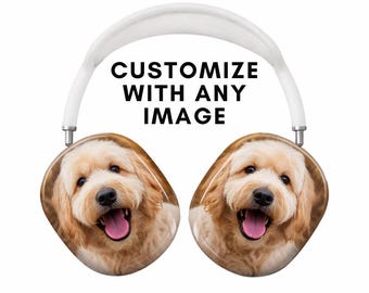 Custom AirPods Max Covers | Photo Print Headphone Case, Polycarbonate Shell