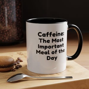 Taza de café divertida - Taza con frase ingeniosa para reírse con un café - Gran regalo para amigos y familiares