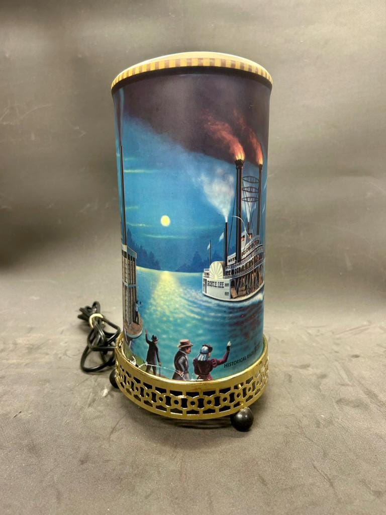 1956 Econolite Motion-lamp – Robert E. Lee & Natchez – Steamboat Race – werkende staat