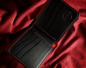 Aartis No. 1 - Cartera clásica plegable - A medida - Cuero Conceria Walpier Buttero - Artículos de cuero hechos a mano
