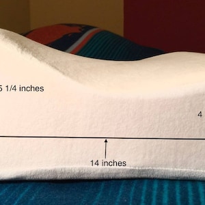 Cotton pillowcase for tempur pedic neck pillow, custom made NEW