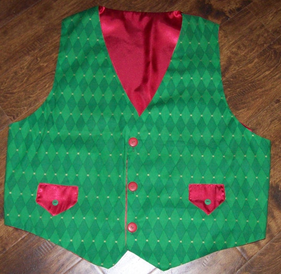 christmas mens vest