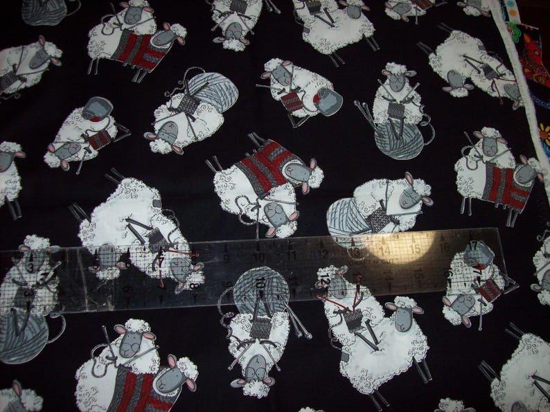 unique fun one a kind Custom made Knitting Sheep Cat in the Hat Colorful Cats Rollerator 2 piece cover set Yoga Cats