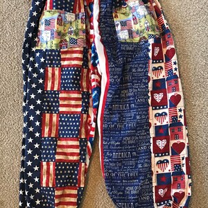 Patriotic USA flag golf knickers unique one of a kind ready | Etsy