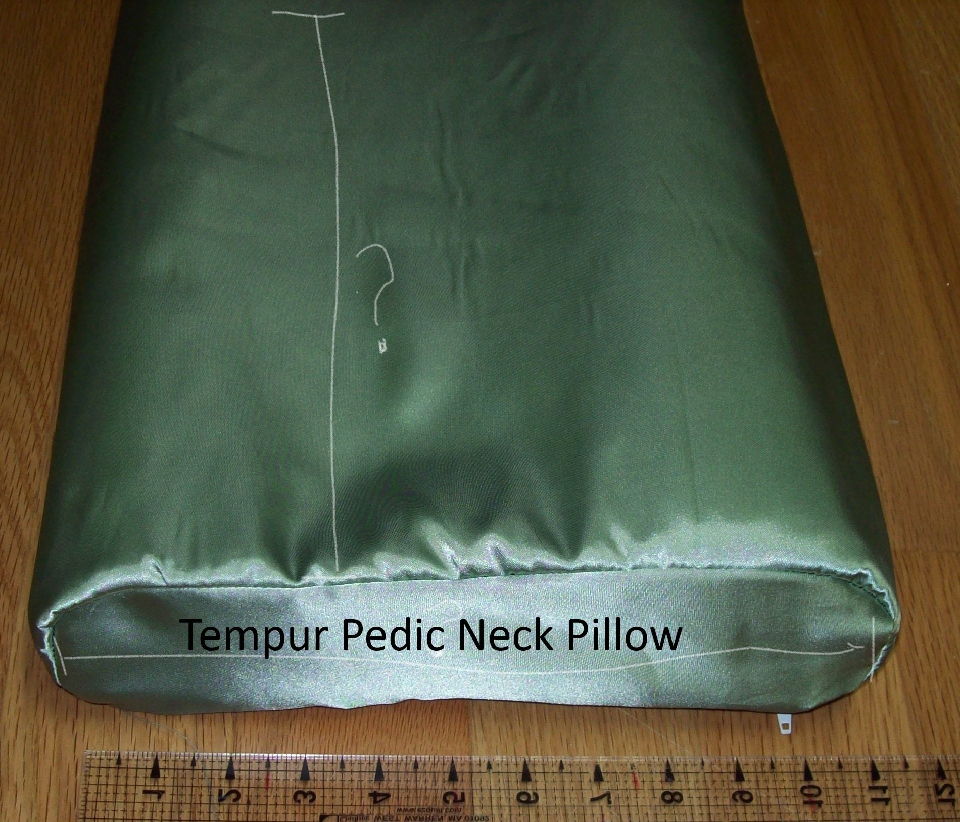 Satin Pillowcase for Tempur Pedic Neck Pillow Contour Shaped Etsy