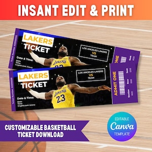 Druckbare benutzerdefinierte Basketball-Karten, bearbeitbares Sportkartendesign, NBA-Kartenvorlage, Basketball-Geschenkkarte, Überraschungssportkarten