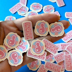 Custom Pool Party Stickers & Table Confetti | Summer Birthday Decor | Personalized Beach Party Favors | Goody Bag Supplies