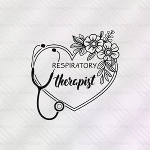 Respiratory Therapist SVG, RT SVG, Respiratory Therapist T-Shirt, Stethoscope svg, Medical Staff Svg, nurse life svg, Doctor svg