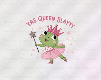 Yas Queen Slay SVG, Girl Power, Strong Woman, Motivational Boss Lady, slay queen girl, slay queen t-shirt, Queen shirt, slay queen daughter