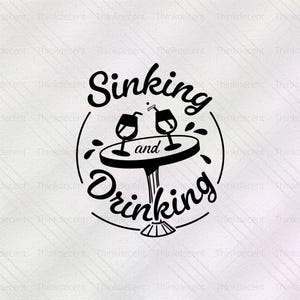 Sinking And Drinking Cornhole Shirt, Funny Cornhole Shirt, Cornhole Board, Cornhole Game, Cornhole Svg, Cornhole Png, Cornhole Gifts