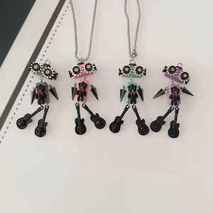 パンクメタルネックレス、木製と金属製のロボットネックレス、スチームパンクスタイルのネックレス、ユニセックスのパーソナライズされたヒップホップパンクロックペンダントネックレス