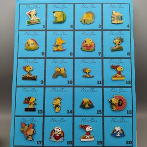 Pin’s Snoopy vintage – Snoopy & Woodstock – années 1990 – modèles au choix – enamel pin – épinglette de collection /C10
