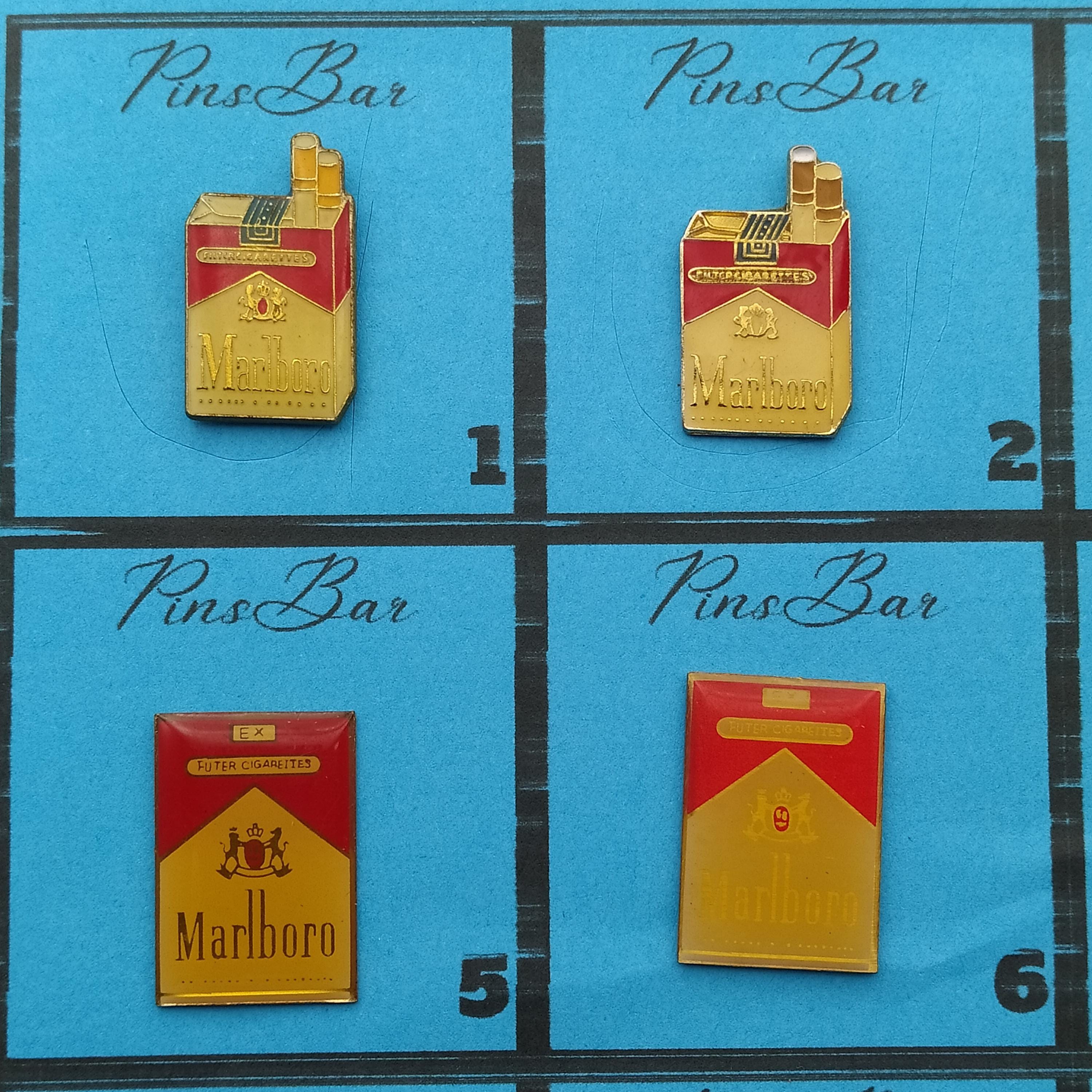 Marlboro Tobacco Pin – Vintage Cigarette Packs – Various Designs