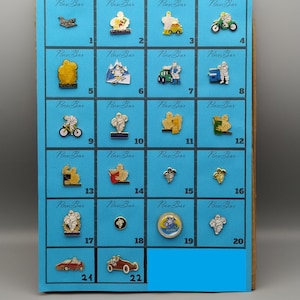 Michelin Bibendum pin – vintage logos and characters – various designs – enamel pin /C14