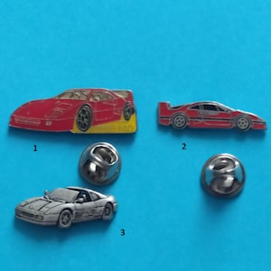 Pince à Cravate Vintage Motif Voiture De Course Formule 1 - Dorée - État Comme Neuf
