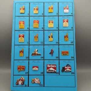 Pin’s Marlboro tabac – paquets de cigarettes vintage – modèles au choix – enamel pin /C3