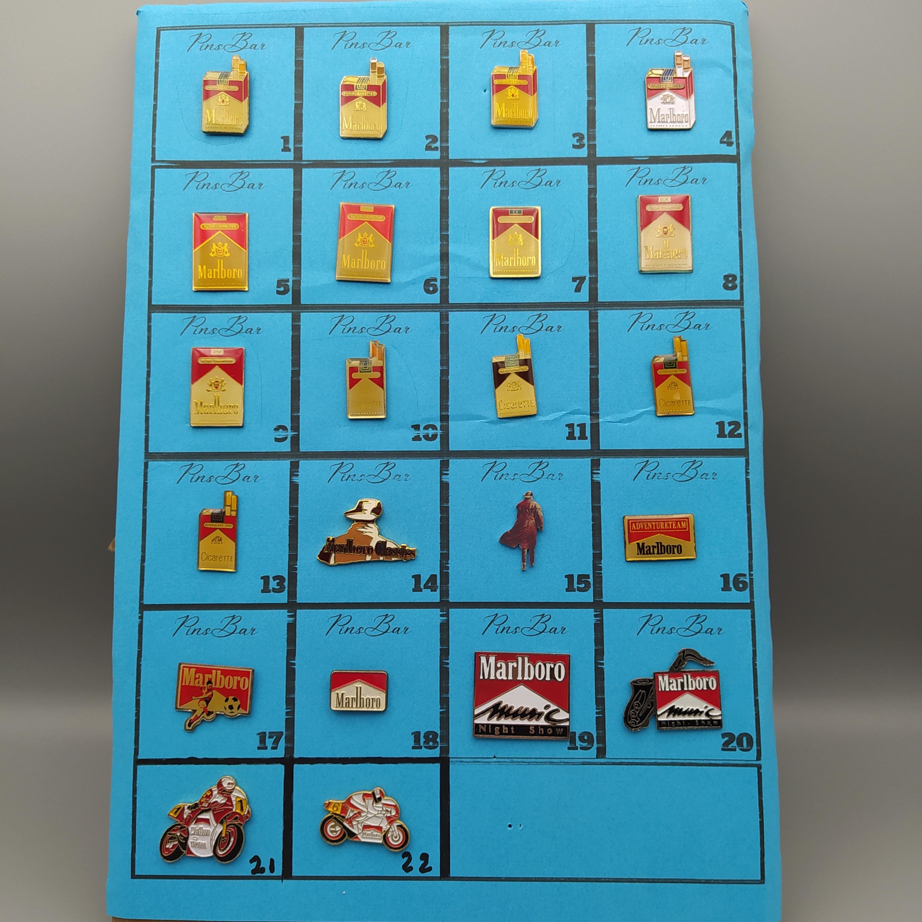 マルボロ　レア　パネル Marlboro Tobacco Pin – Vintage Cigarette Packs – Various Designs