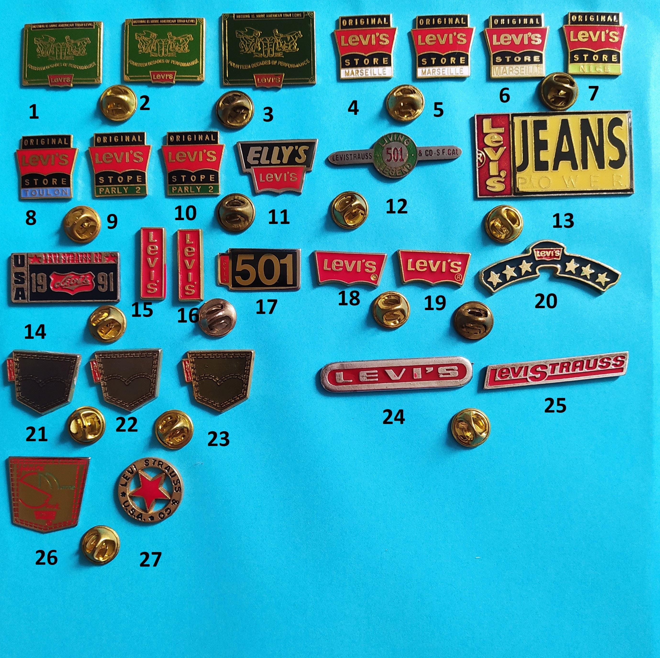 Levis Pin - Etsy