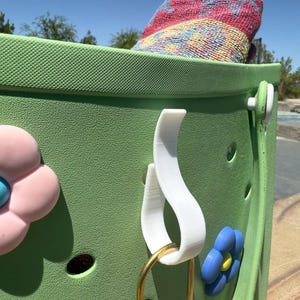 Ring-Halter-Clip für Schwimmtaschen - Haken für Schwimmtaschen, Pooltasche-Zubehör, Strandtaschen-Organizer für Schlüssel & mehr