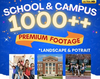 School Footage | 4K Full HD | Students | Classroom | Learning | Education | Teacher | Kids
