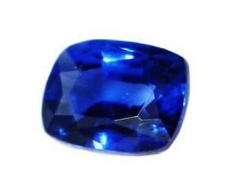 Earth-mined Royal Blue Sapphire Gemstone – 0.50 CT Cushion Cut, Sri Lanka