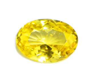 Sri Lanka Yellow Sapphire 0.75 Ct – Certified Oval Earth-mined Gemstone