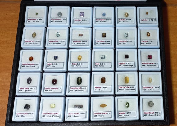 Rare Gemstone Collection – Natural Sri Lanka Mixed Gem Lot, 30 Pieces