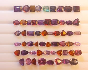 Gemischtes Lot von 56 Natürlichen Halbedelsteinen - 30,88 Cts Turmalin, Granat, Spinell & mehr Schmuck machen nur 3 USD pro Karat Schnäppchen!